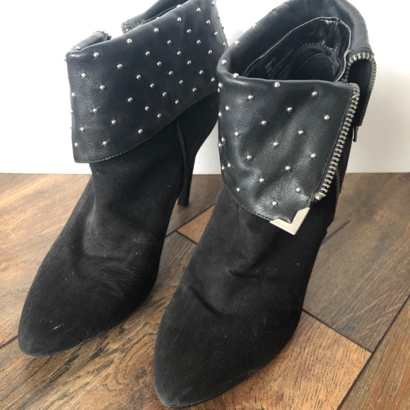 Black silver studded boots - Picture 5 of 6